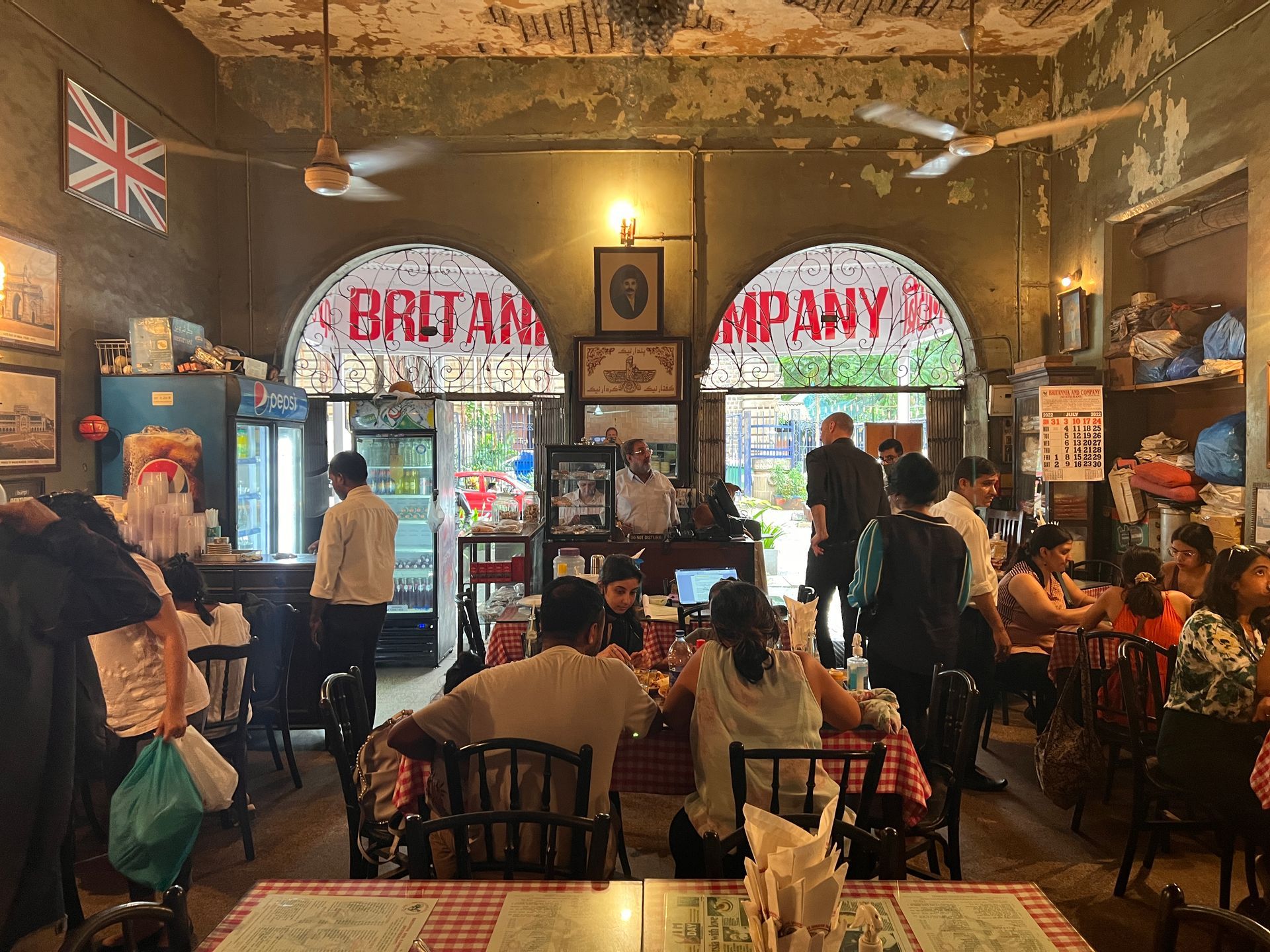 Photograph taken of the interior of the Atlanta Hotel in Bangkok.