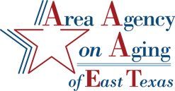 The logo for the area agency on aging of east texas