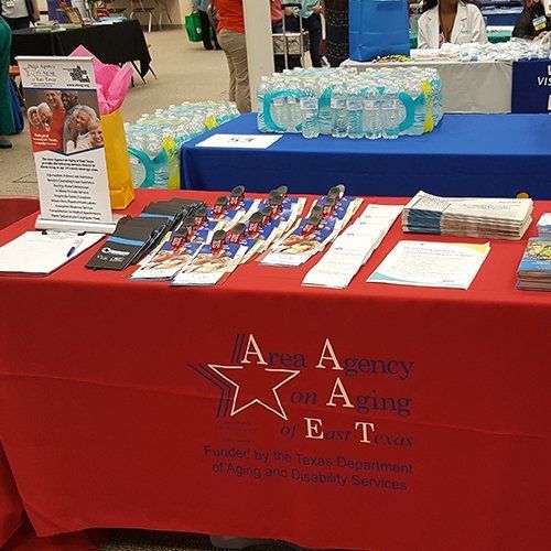 AAA booth at community event