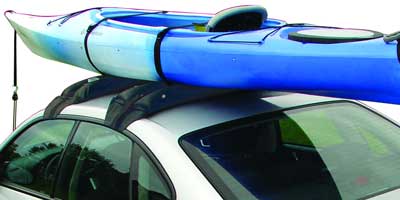 Inflatable roof rack