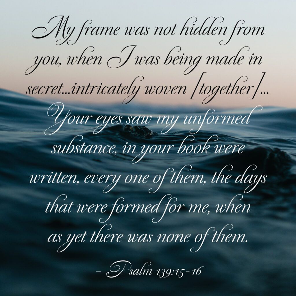 A bible verse from psalm 119 verse 16
