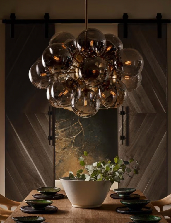 Perrino Home Furnishings chandeliers.