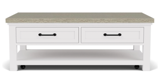Riverside Furniture living room coffee table at Perrino Home Furnishings.