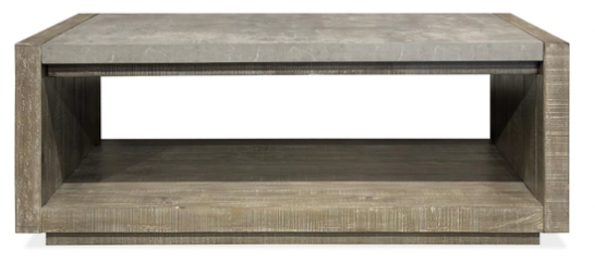 Riverside Furniture living room coffee table at Perrino Home Furnishings.