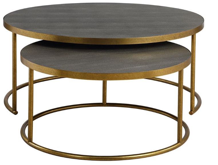 Uttermost living room coffee table at Perrino Home Furnishings.