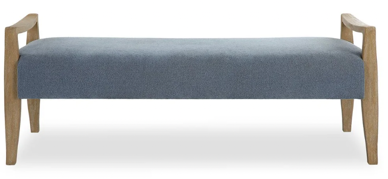 Uttermost ottomans and benches at Perrino Home Furnishings.