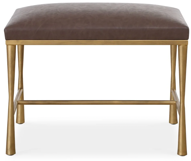 Uttermost ottomans and benches at Perrino Home Furnishings.