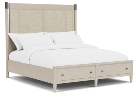 Riverside Furniture beds at Perrino Home Furnishings.