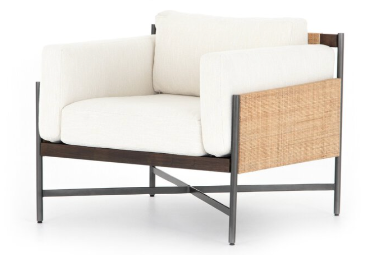 Four Hands living room chairs at Perrino Home Furnishings.