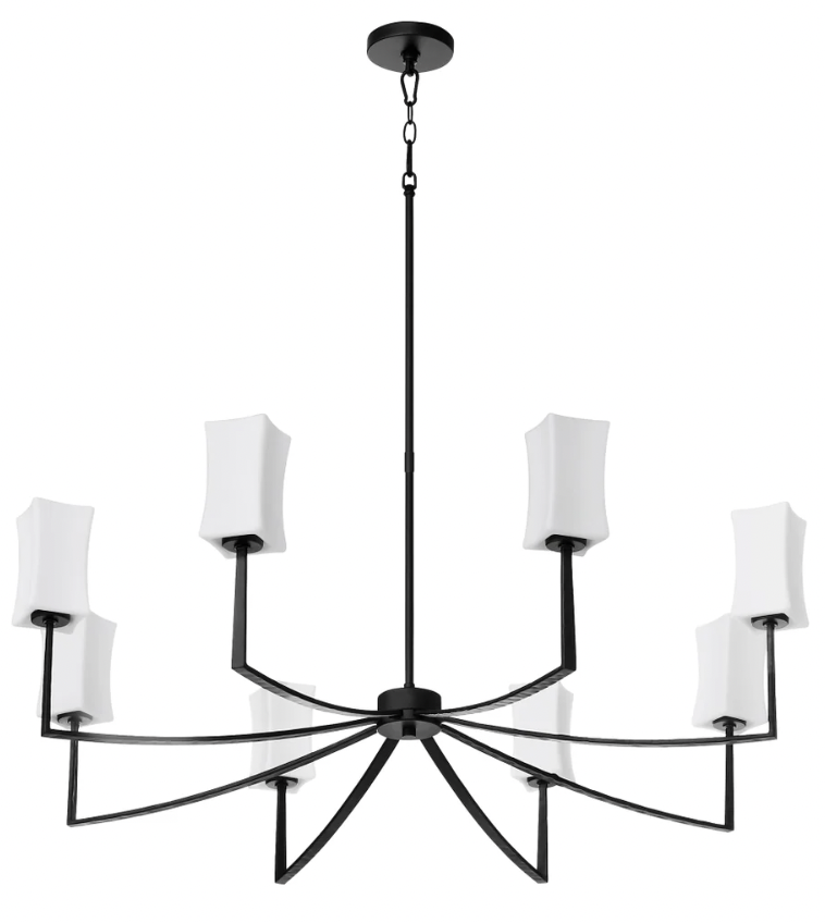 Quorum Lighting chandeliers and pendants Perrino Home Furnishings.