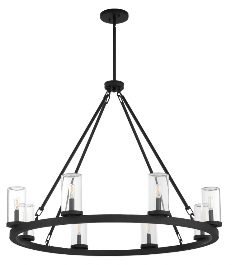 Quorum Lighting chandeliers and pendants Perrino Home Furnishings.