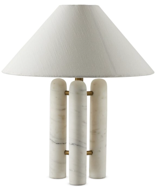 Four Hands floor and table lamps at Perrino Home Furnishings.