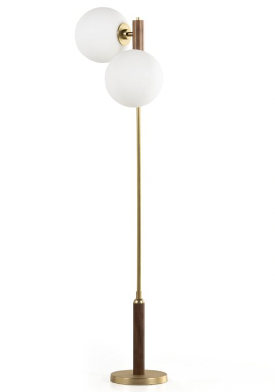 Four Hands floor and table lamps at Perrino Home Furnishings.