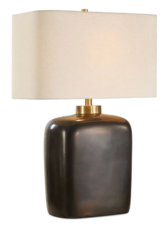 Uttermost floor and table lamps at Perrino Home Furnishings.