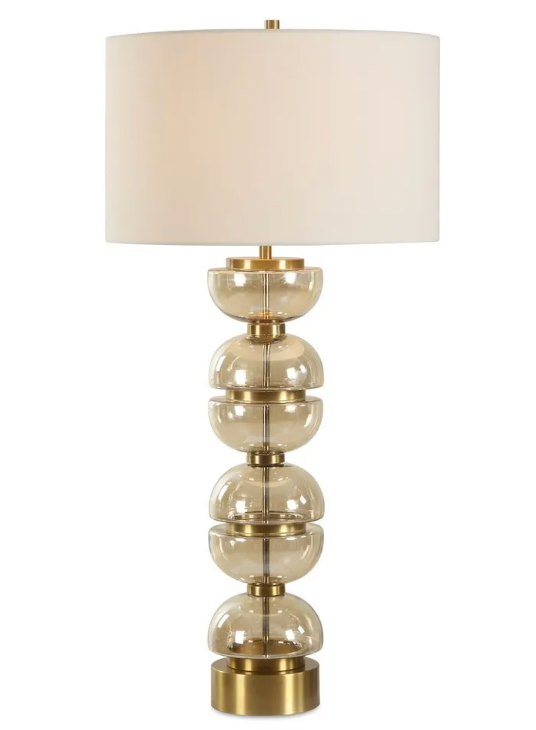 Uttermost floor and table lamps at Perrino Home Furnishings.