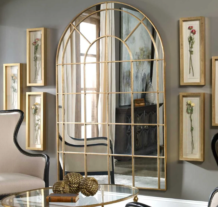 Perrino Home Furnishings wall, floor and bathroom mirrors.