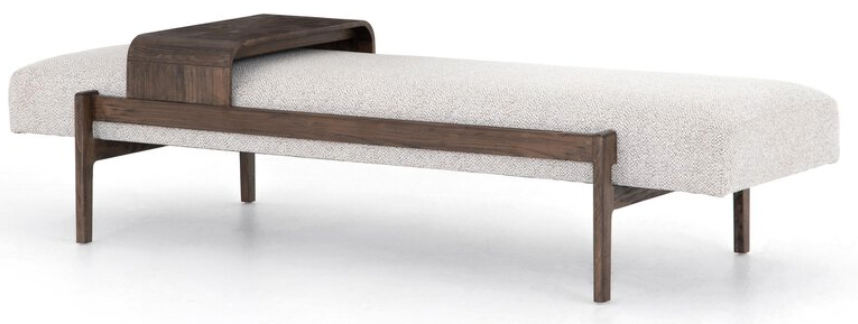 Four Hands benches and ottomans at Perrino Home Furnishings.