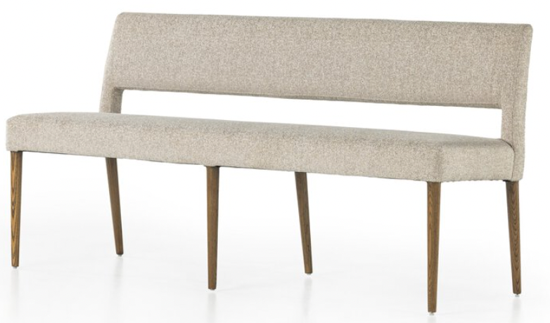 Four Hands benches and ottomans at Perrino Home Furnishings.