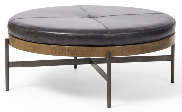 Four Hands benches and ottomans at Perrino Home Furnishings.