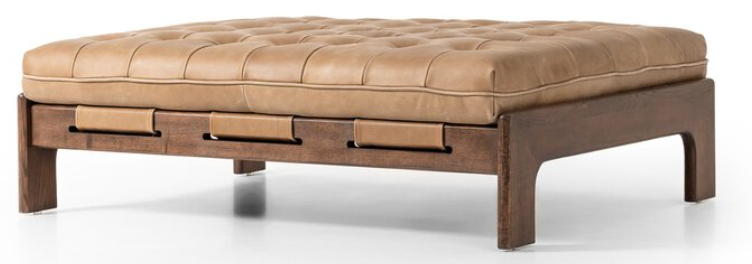 Four Hands benches and ottomans at Perrino Home Furnishings.