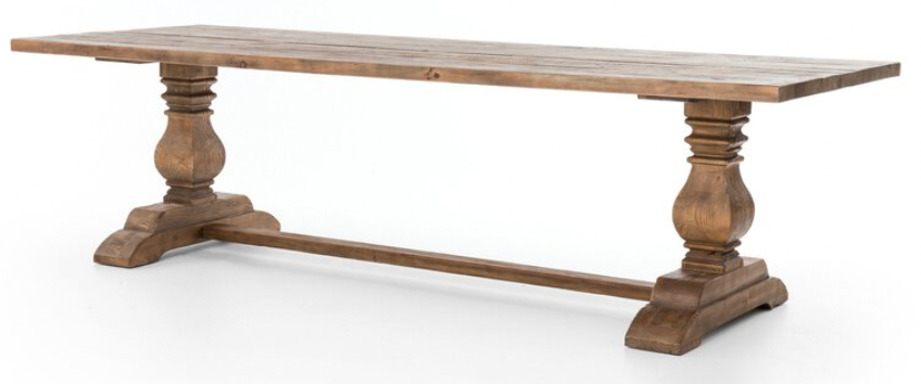 Four Hands kitchen and dining room table at Perrino Home Furnishings.