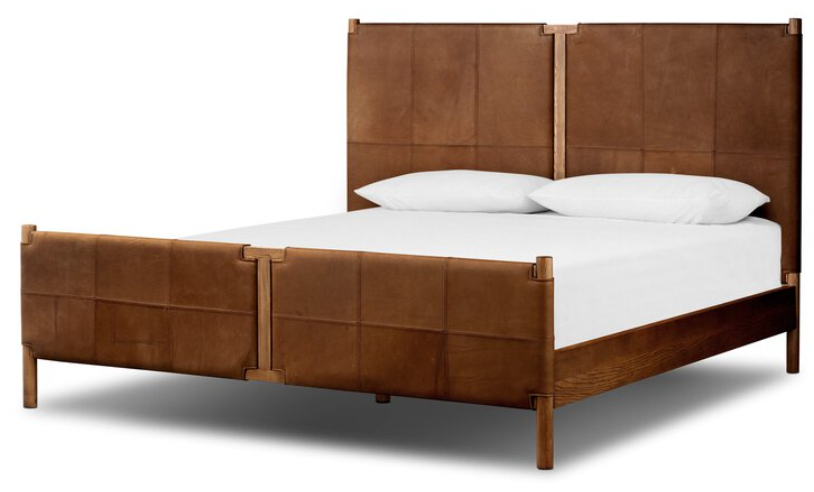 Four Hands beds at Perrino Home Furnishings.