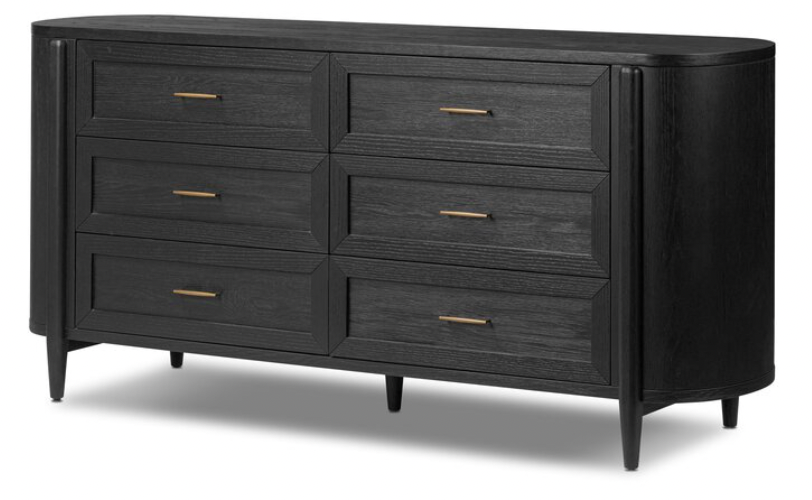 Four Hands bedroom dressers and chests at Perrino Home Furnishings.