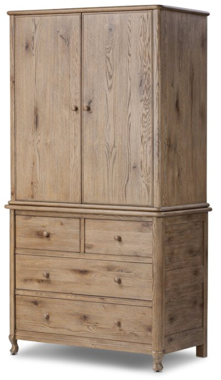 Four Hands bedroom dressers and chests at Perrino Home Furnishings.