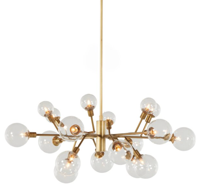 Four Hands chandeliers and pendants Perrino Home Furnishings.