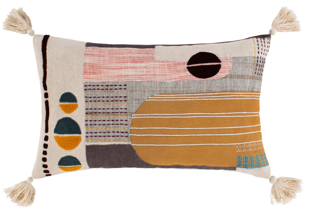 Surya throw pillows at Perrino Home Furnishings.