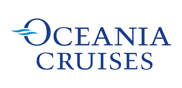The dark blue Oceania Cruises logo featuring stylized waves inside the letter O.