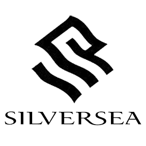 The Silversea logo featuring a stylized 'S' symbol above the brand name in a classic serif font on a white background.