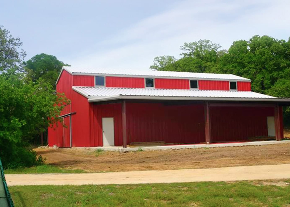 calvert county pole barn steel structure