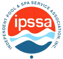 The logo for the independent pool and spa service association inc.