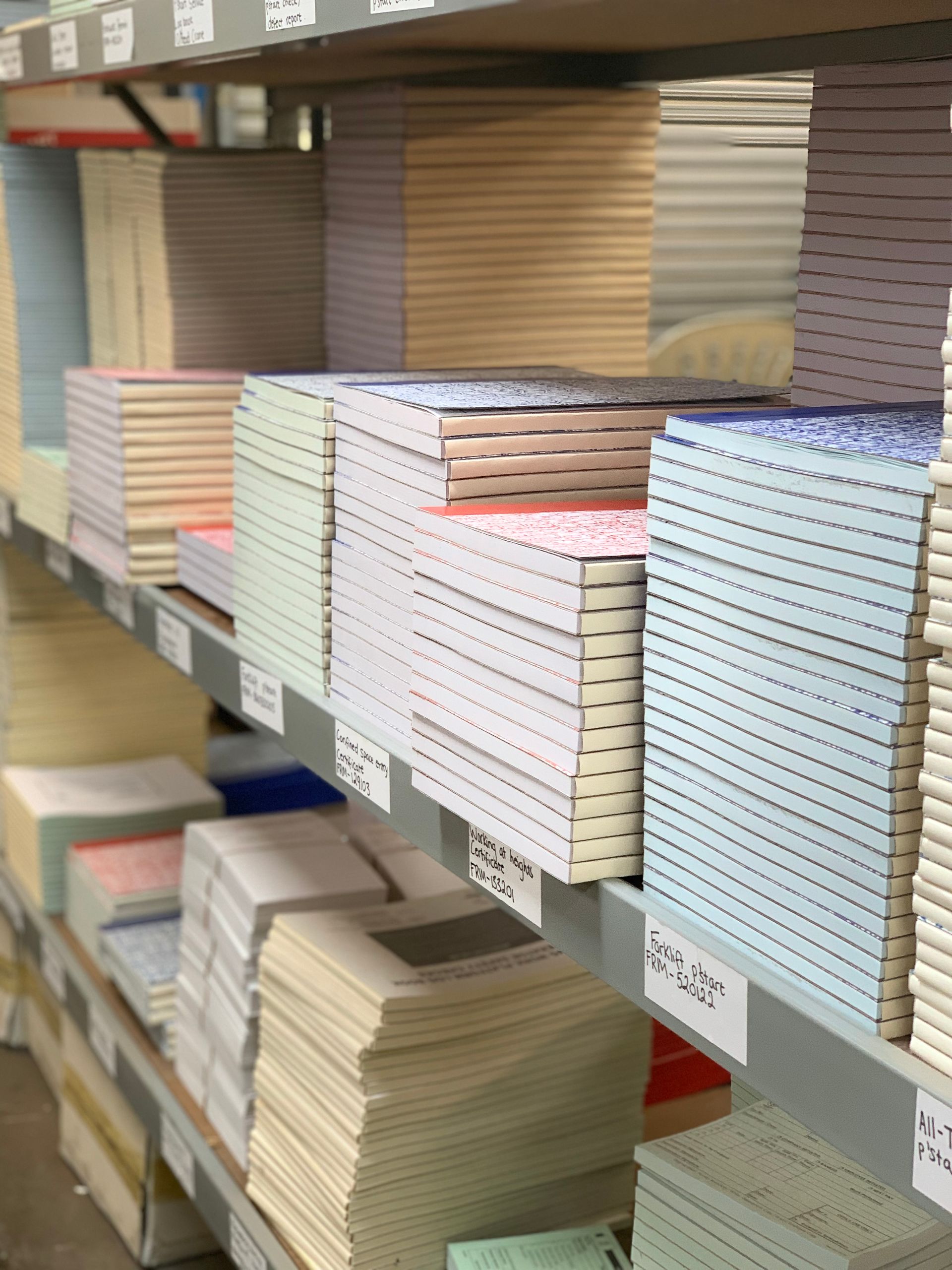 Invoice Book Which Open Blank Page With Pen — Steejo Press in The Gap, QLD