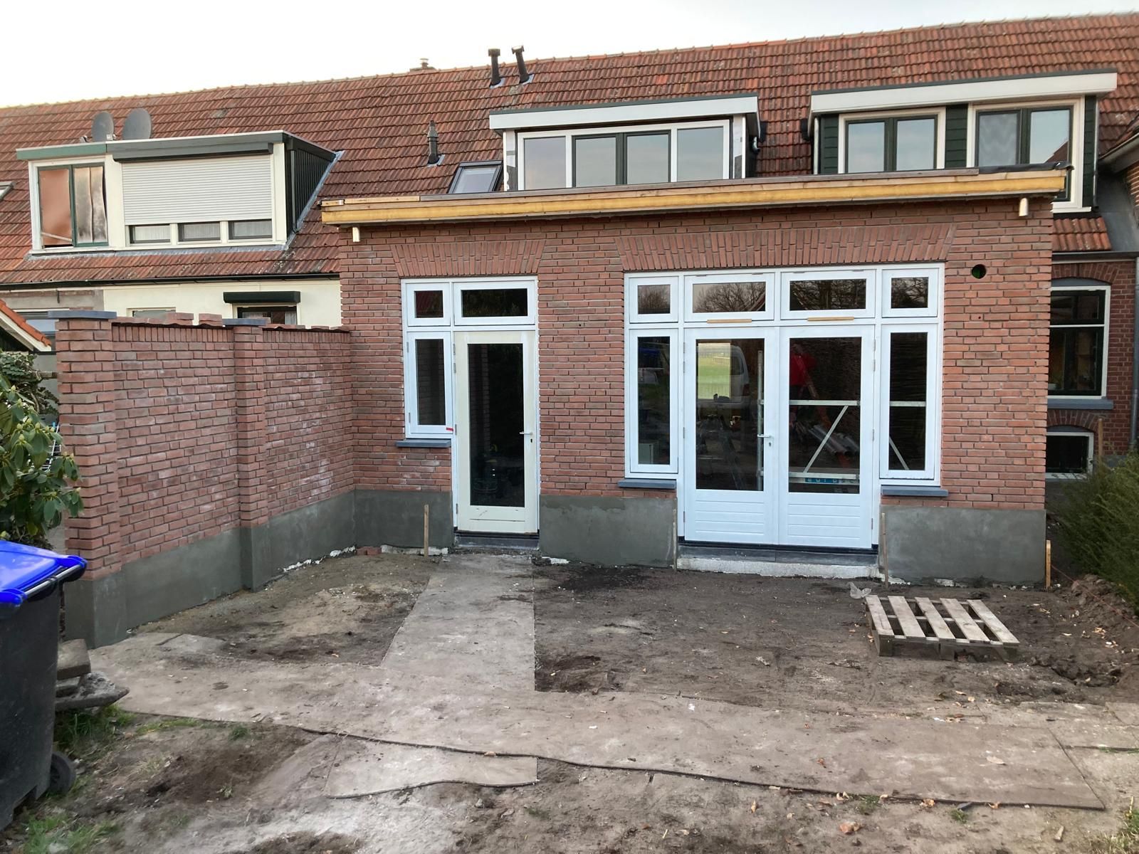 Nieuwe aanbouw realiseren