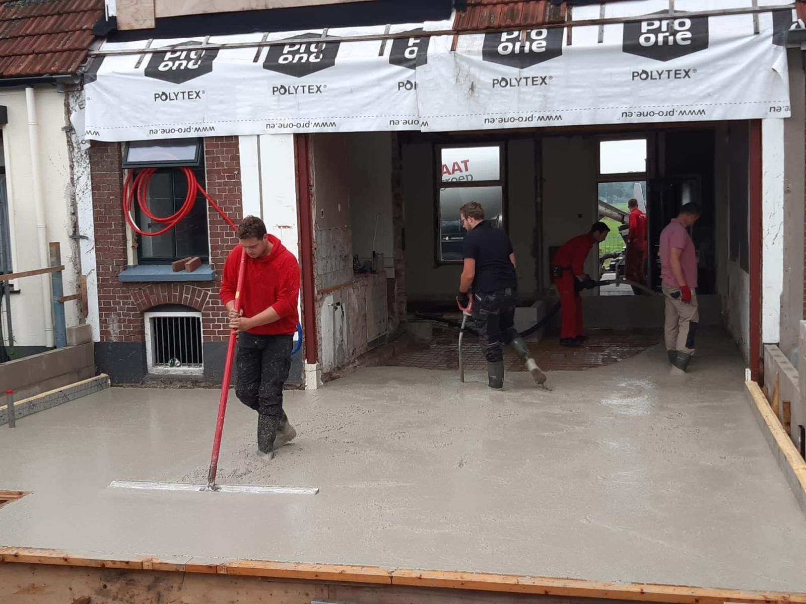 Nieuwe aanbouw realiseren