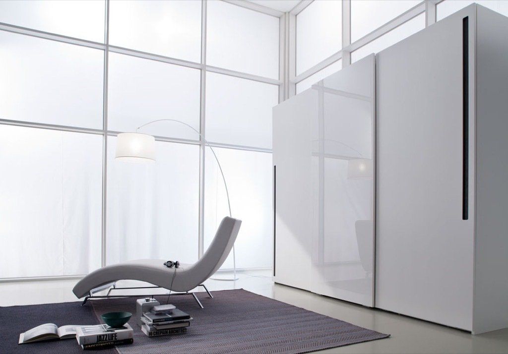 Progetto armadio scorrevole con maniglie integrate Monza