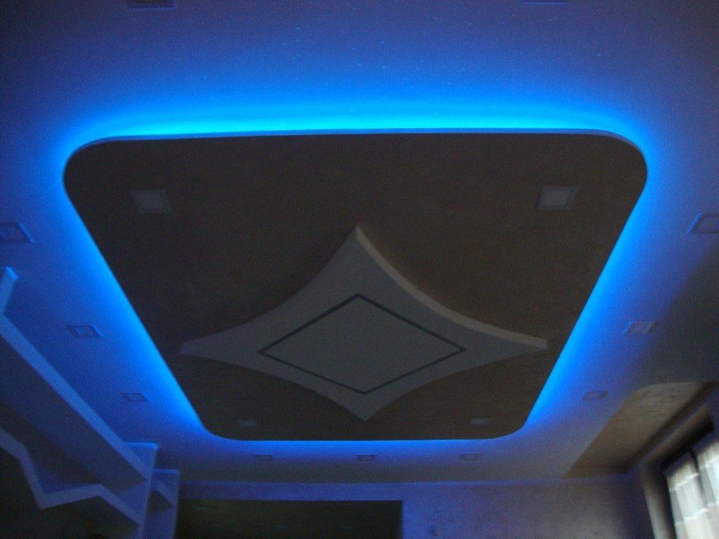 Progetto controsoffitto con led rgb Monza