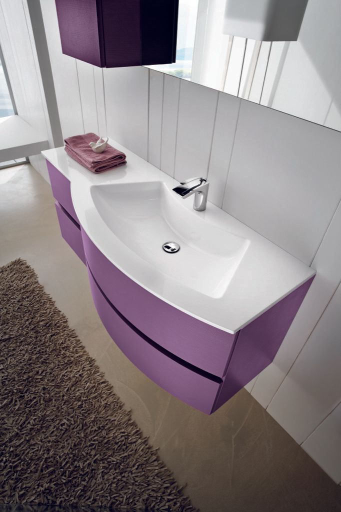 Progetto mobile bagno curvo Monza