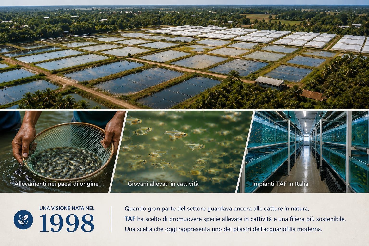 Una visione per l'acquariofilia sostenibile: pesci allevati in cattività, innovazione e rispetto della biodiversità.