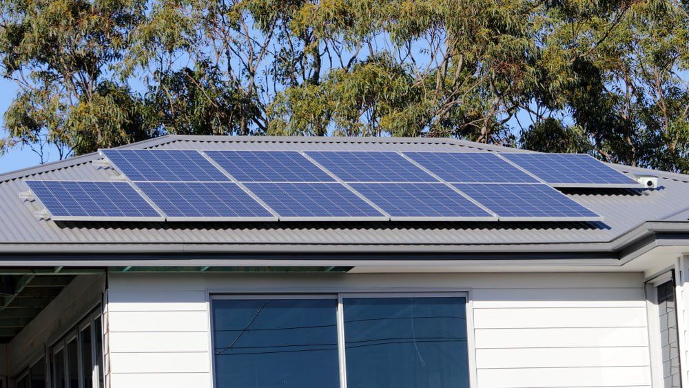 Solar Panels On Metal Roof — Solar Panels in Hervey Bay, QLD