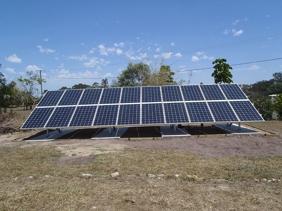 Solar Panels On Field — Solar Panels in Hervey Bay, QLD