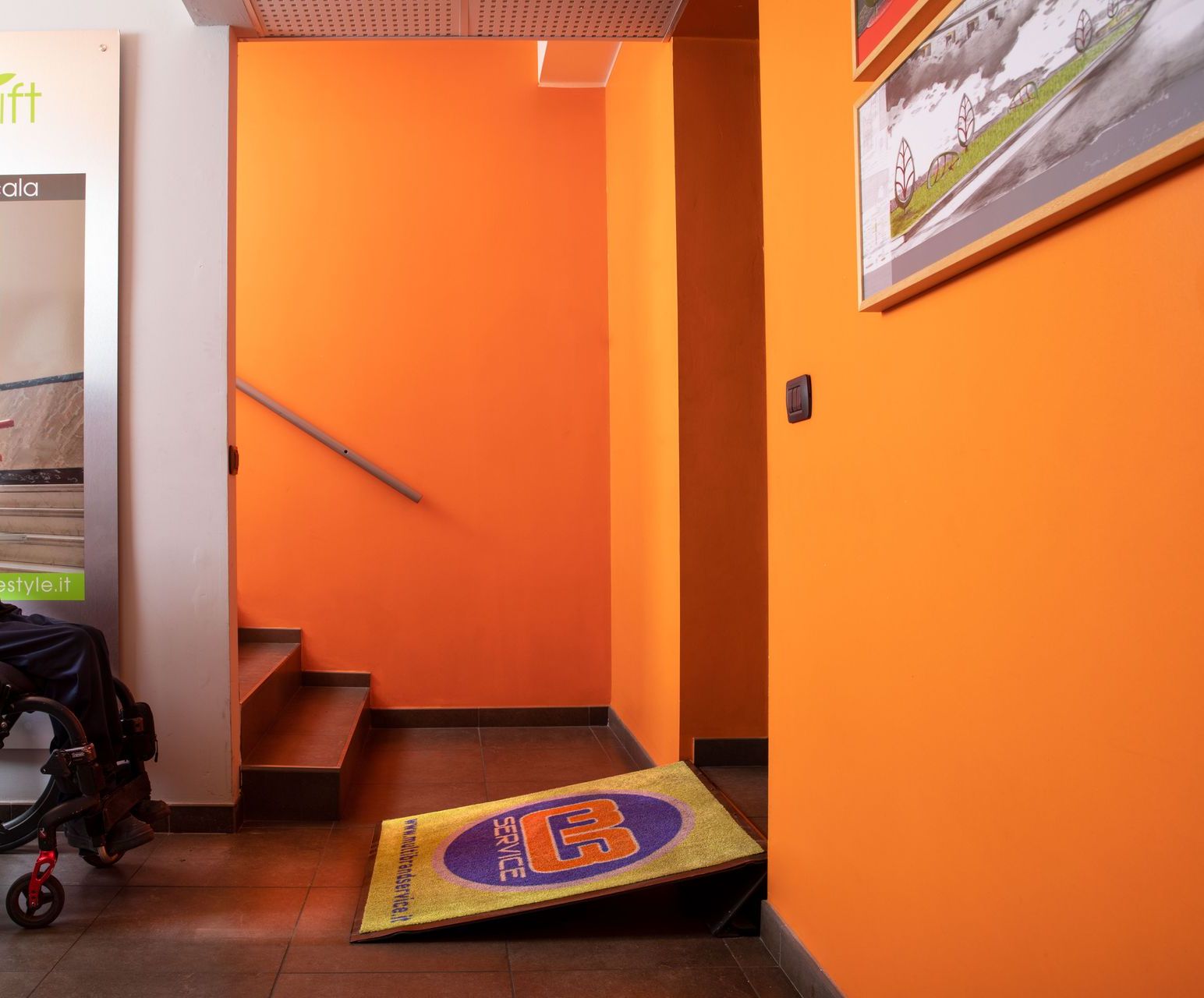 Rampe di accesso fisse o amovibili, ideali per superare i gradini di ingresso