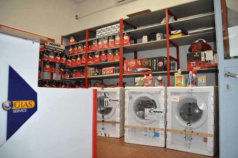 interno negozio di elettrodomestici