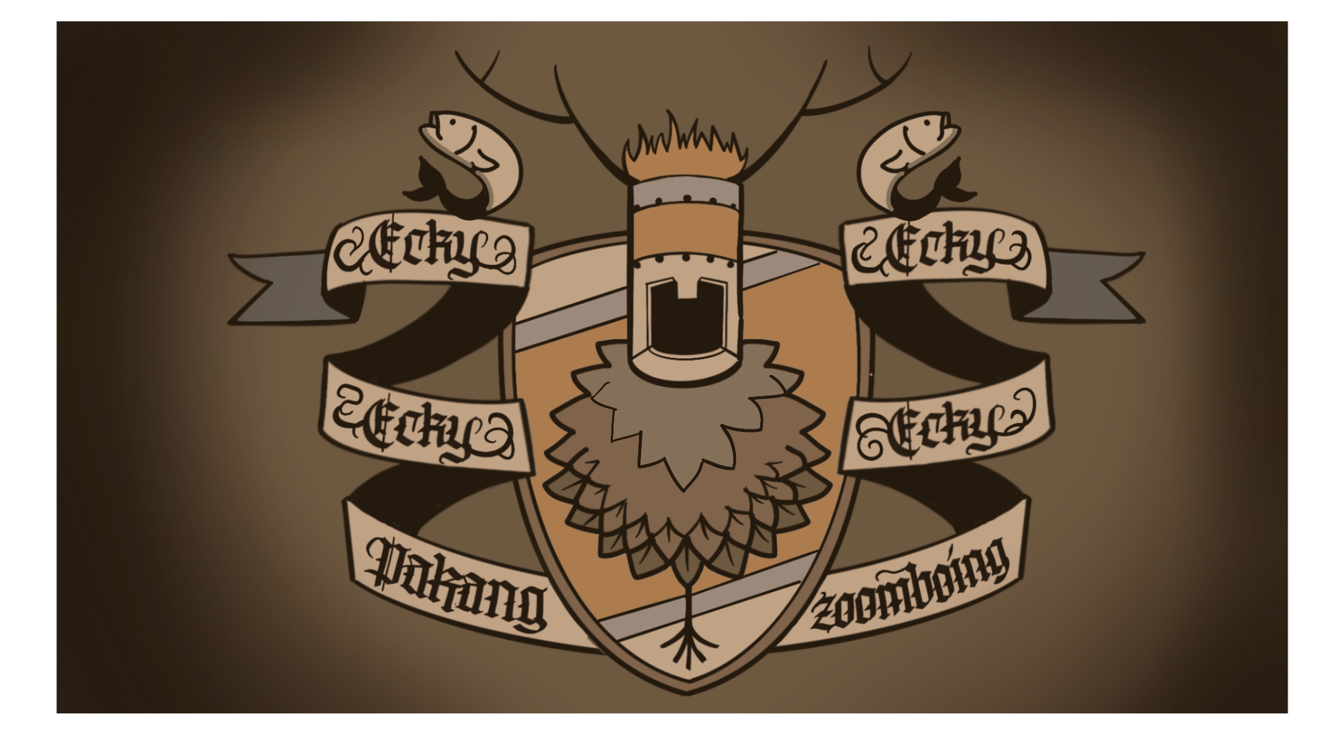 Re-creation of original work by an unknown artist, inspired by Monty Python