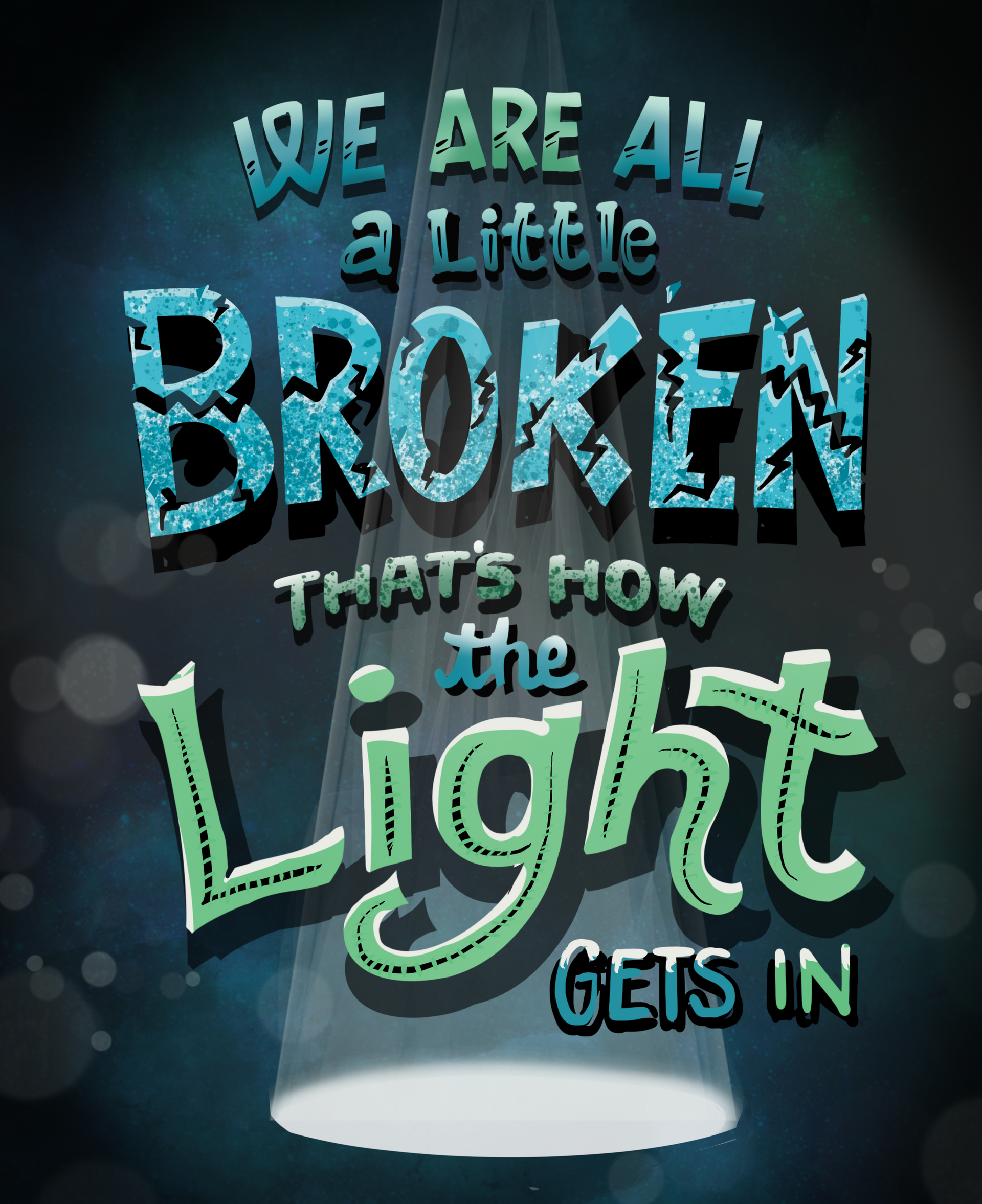 Name art made using Procreate for iPad for Twitch user Rookie Thomas