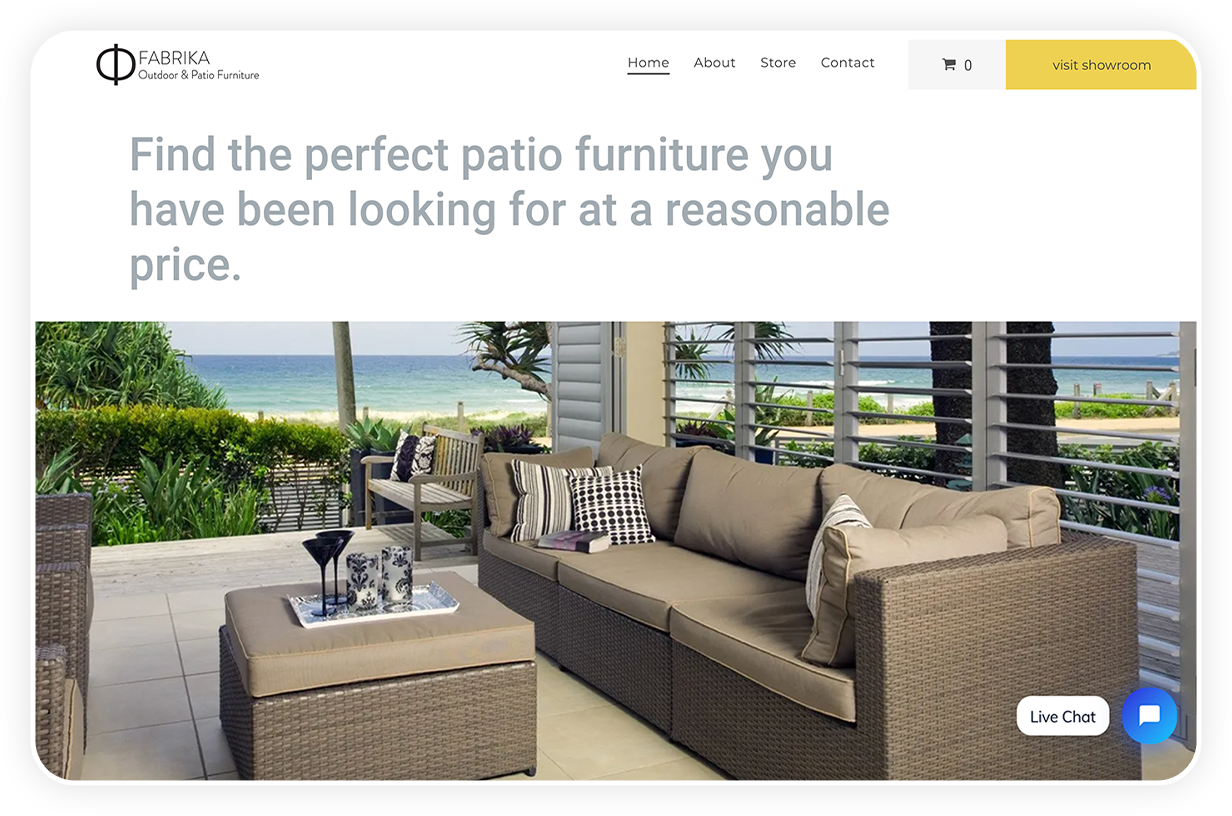 Fabrika Furniture Website