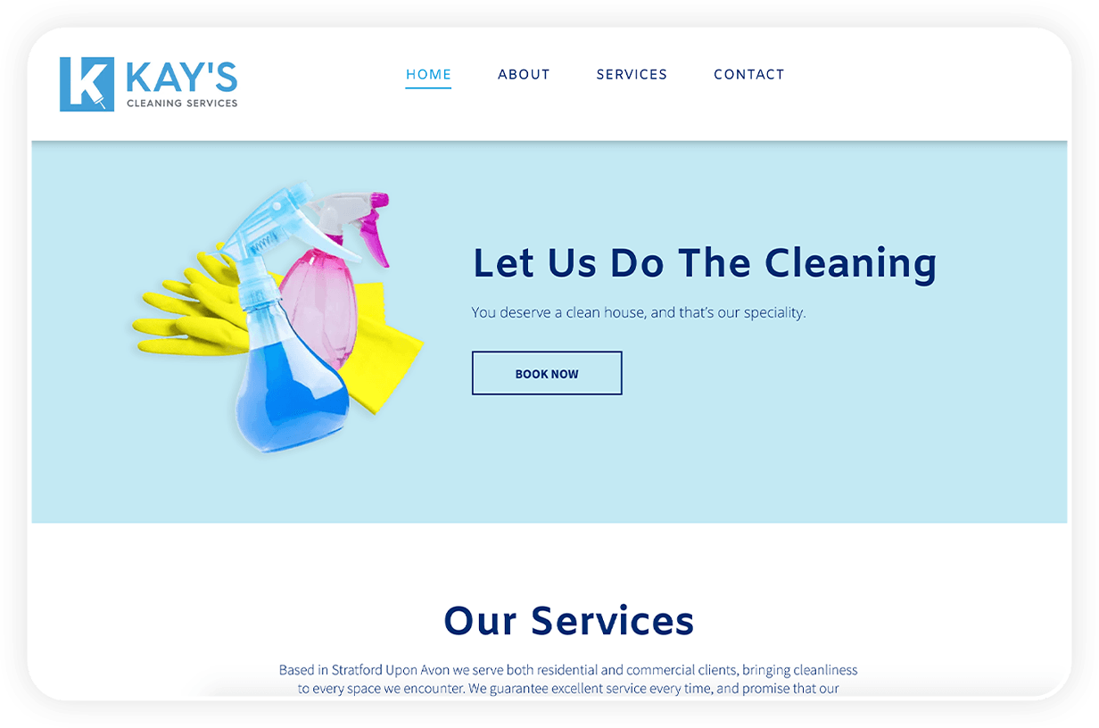 Kay's Cleaning Website