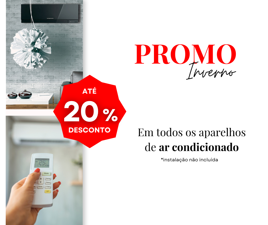 Ar condicionado promoção